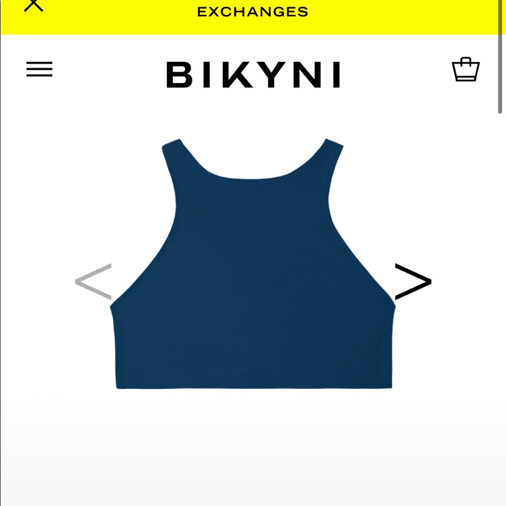 BIKYNI The Crop Top Blue size M